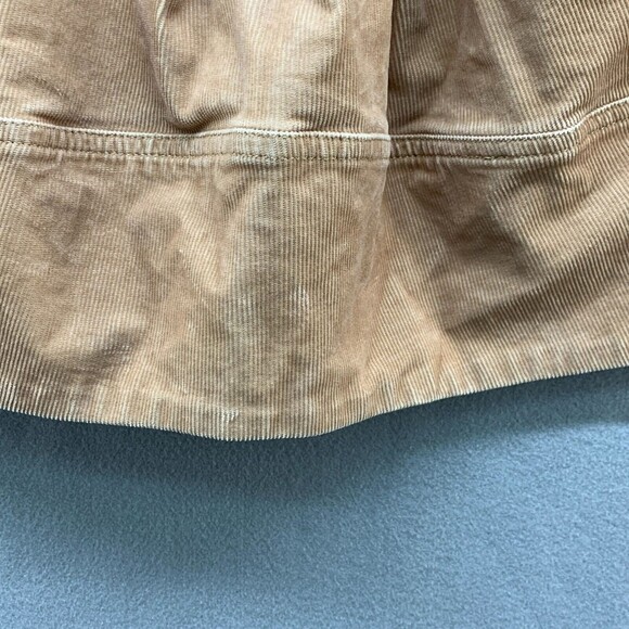 Crewcuts Everyday A-Line Pleated Corduroy Skirt Girls 6/7 School Uniform Khaki - Picture 8 of 15